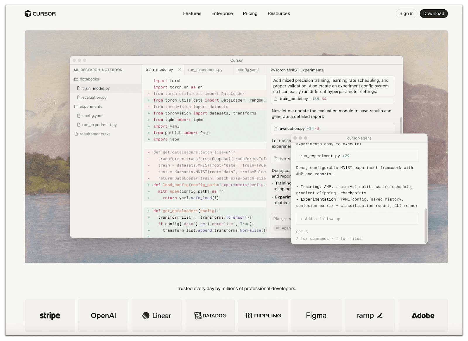 Cursor AI-powered code editor