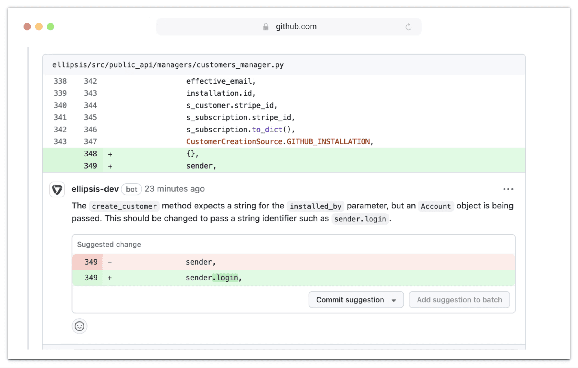 Ellipsis Automated Reviews