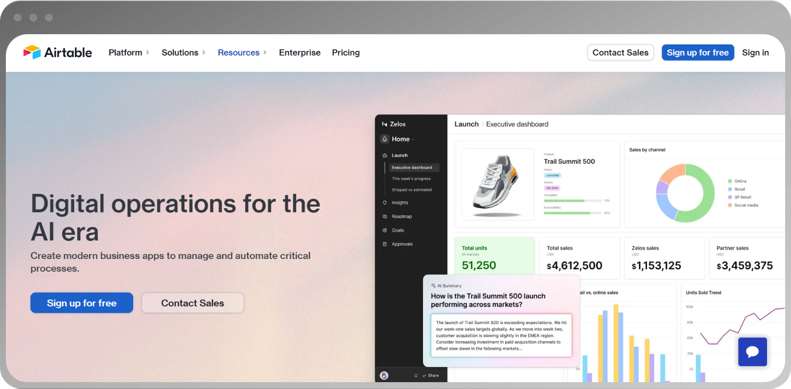 Airtable interface