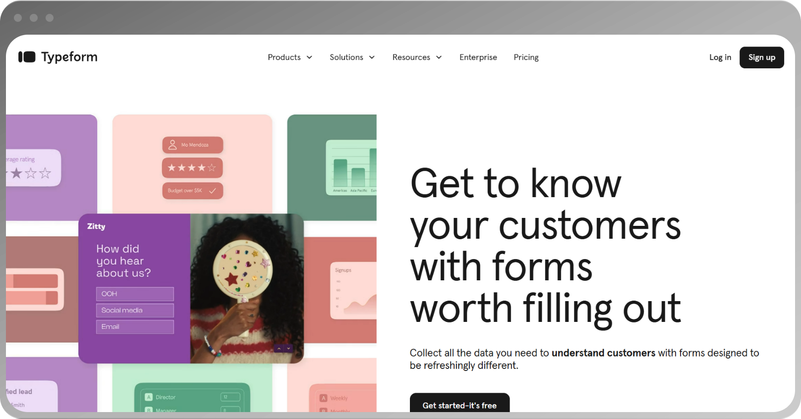 Typeform interface